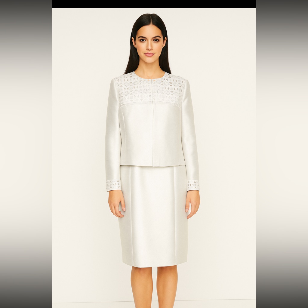Tahari Arther S. Levine Ladies Size 10 Nwt Silver Dress